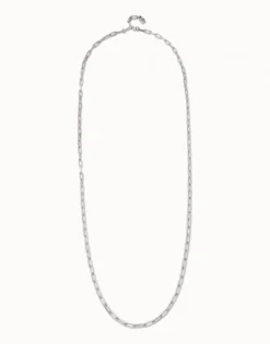 Long link chain charm necklace