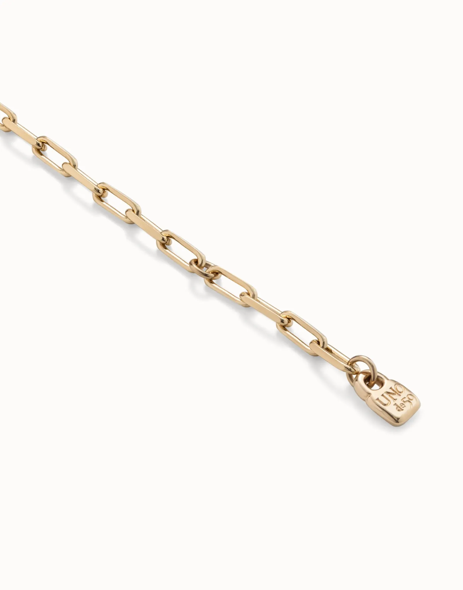 Long link chain charm necklace