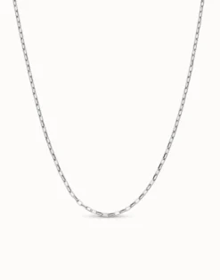Long link chain necklace