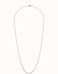 Long link chain necklace