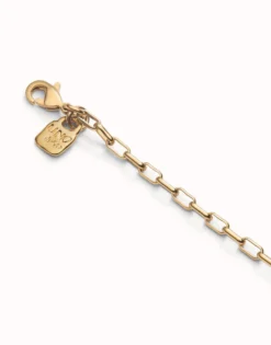 Long link chain necklace