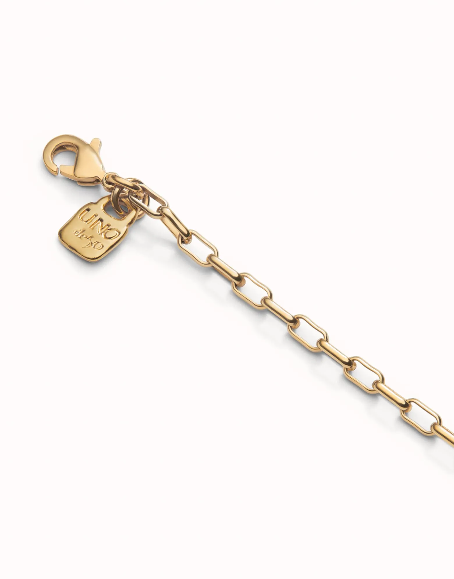 Long link chain necklace