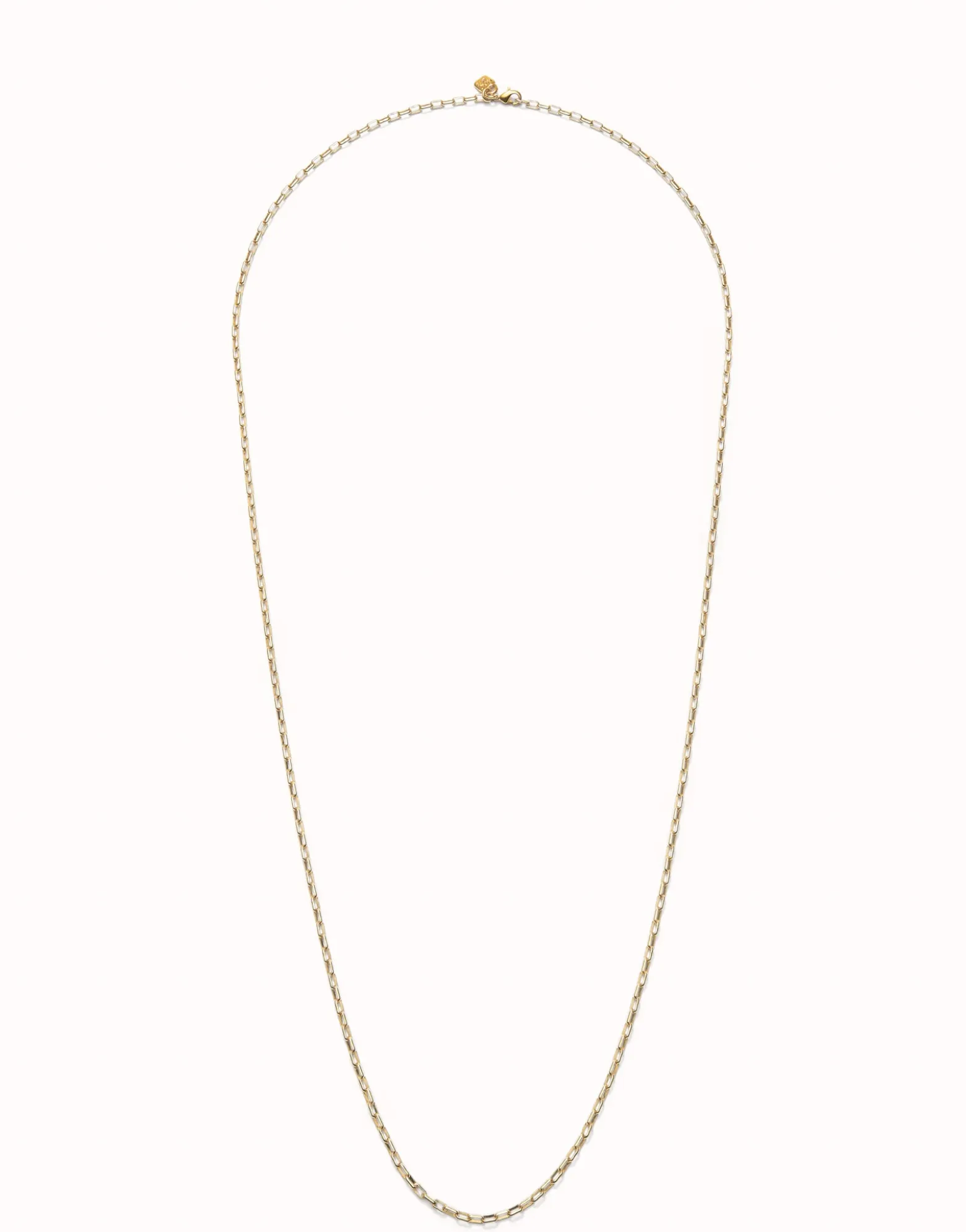 Long link chain necklace