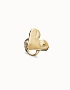 Maxi ring with heart shape