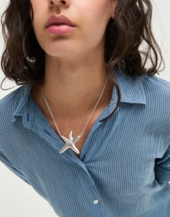 Medium necklace with starfish