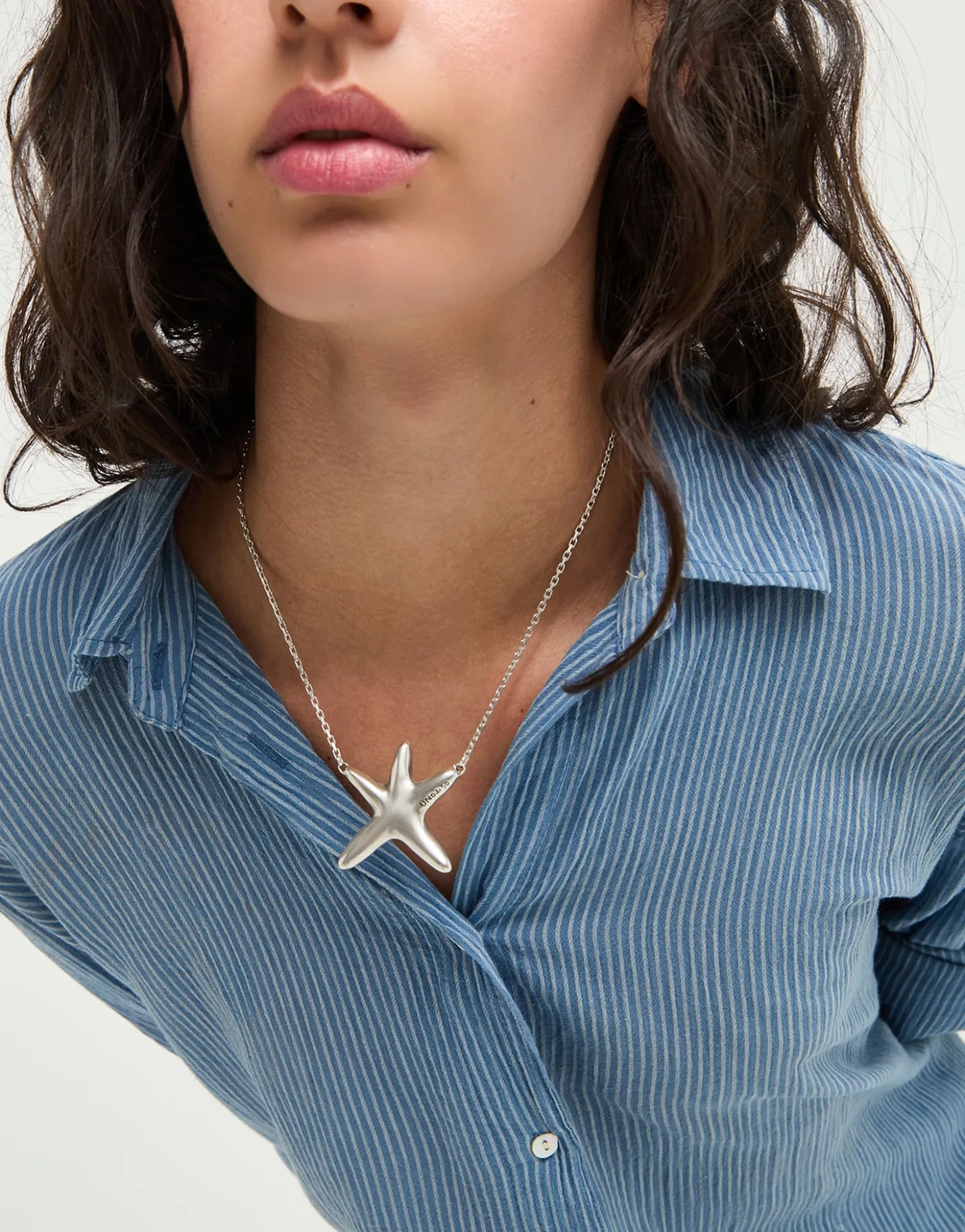 Medium necklace with starfish