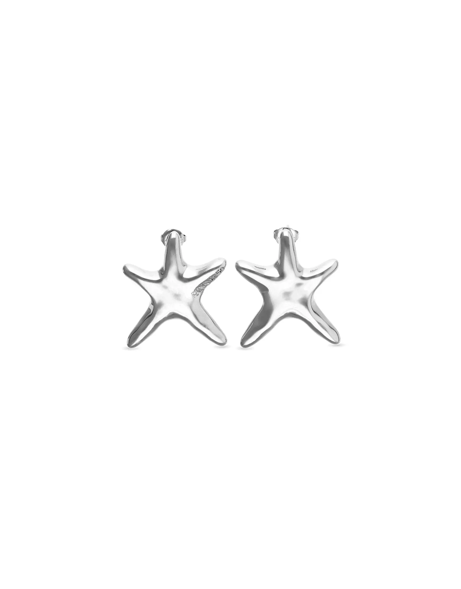 Medium starfish-shaped earrings