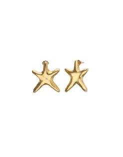 Medium starfish-shaped earrings
