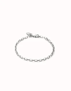 Mid-sized link charm chain bracelet
