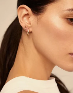 Moon Single Stud Earring