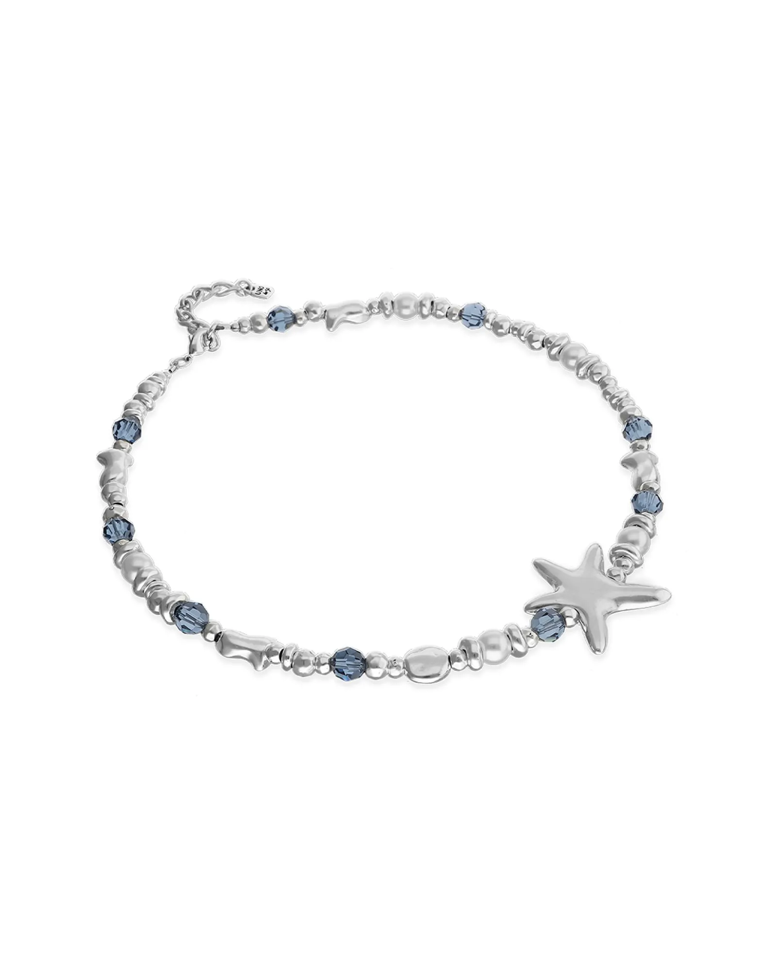 Necklace with crystals and big starfish