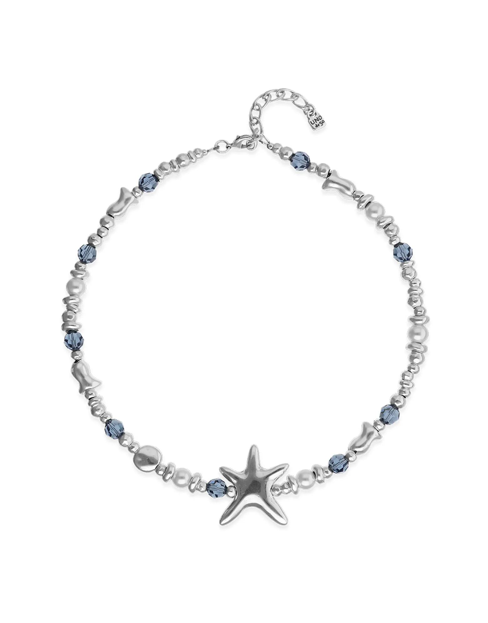 Necklace with crystals and big starfish