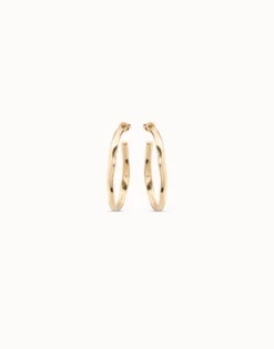 Open hoop earrings