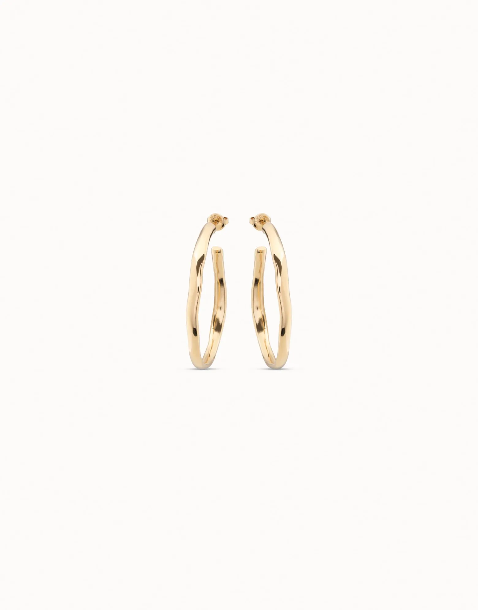 Open hoop earrings