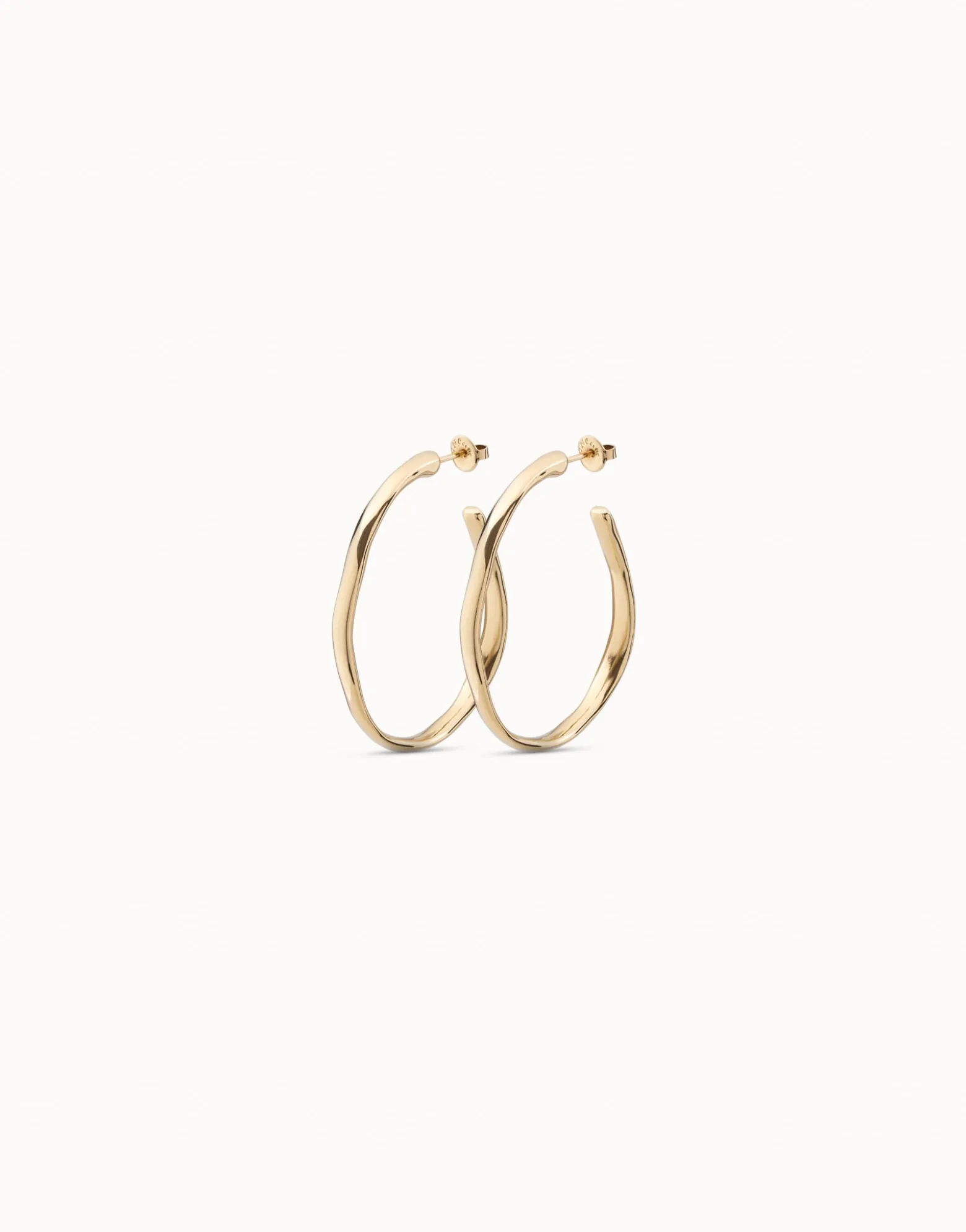 Open hoop earrings