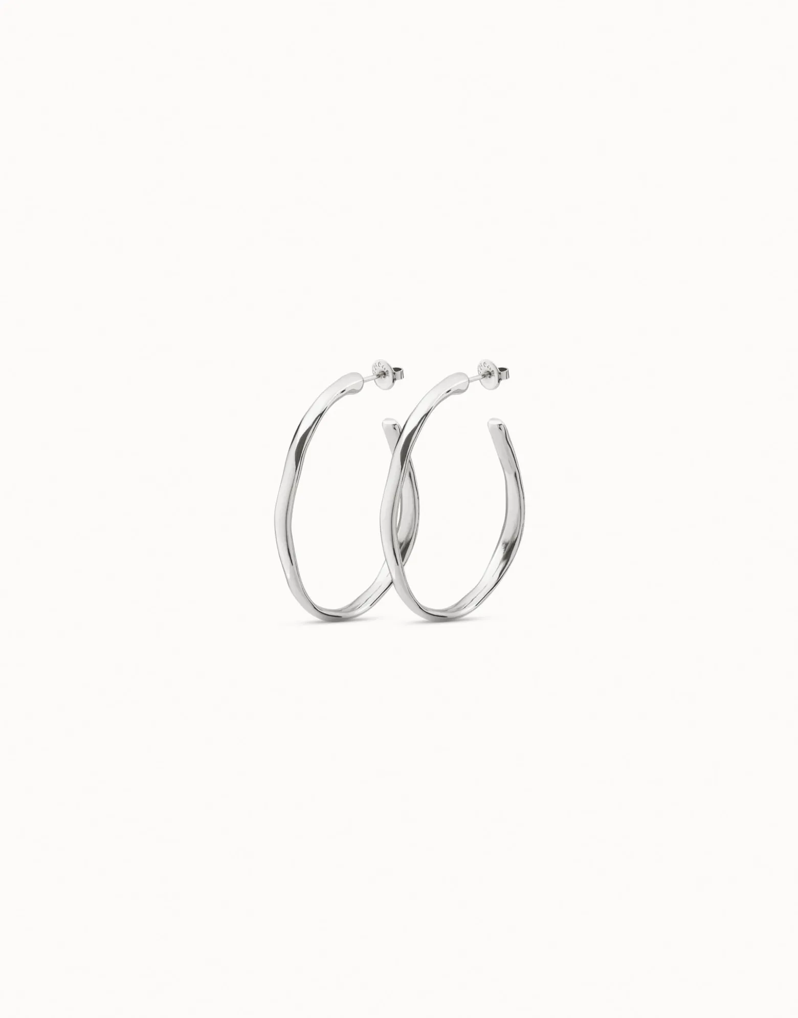 Open hoop earrings
