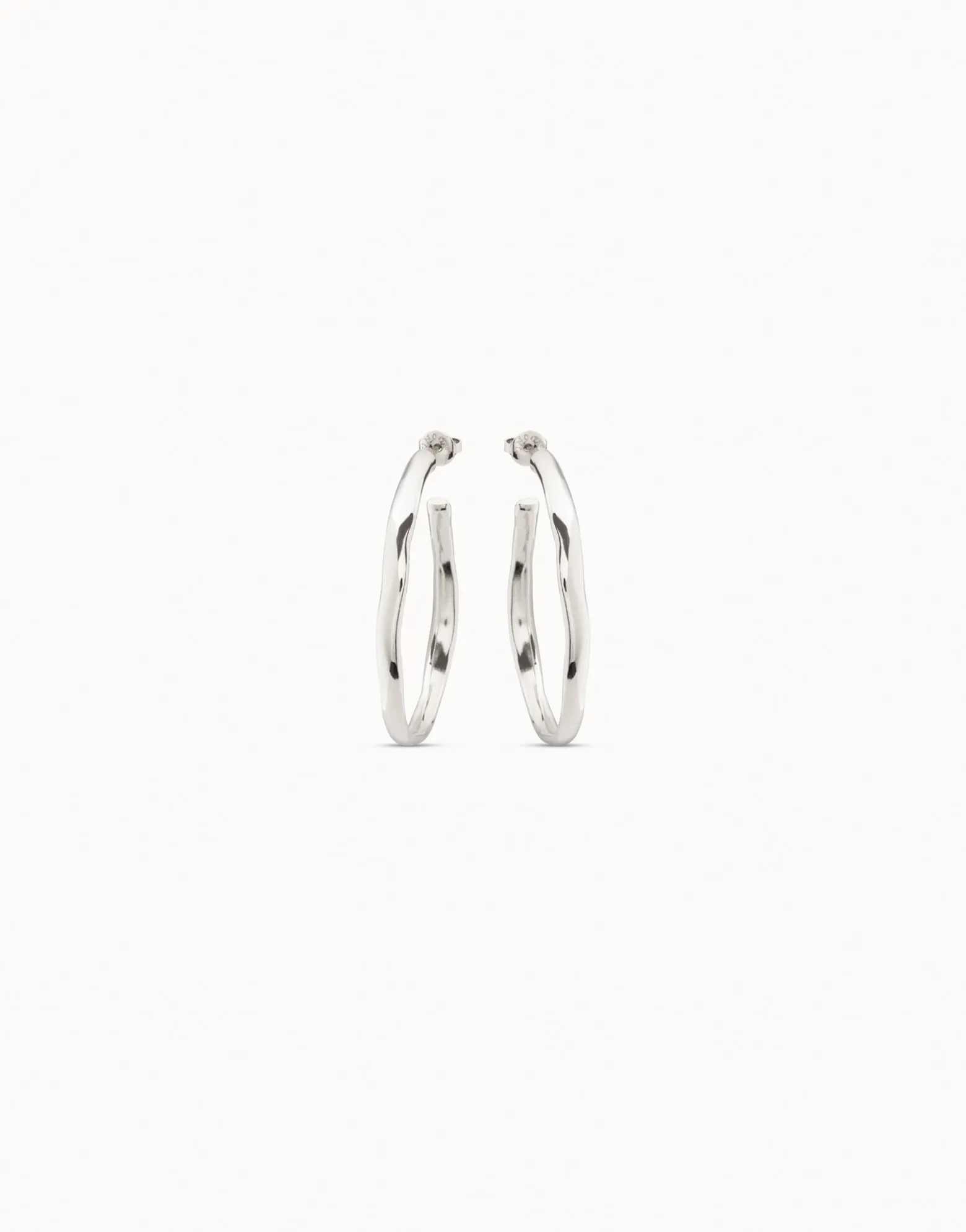 Open hoop earrings