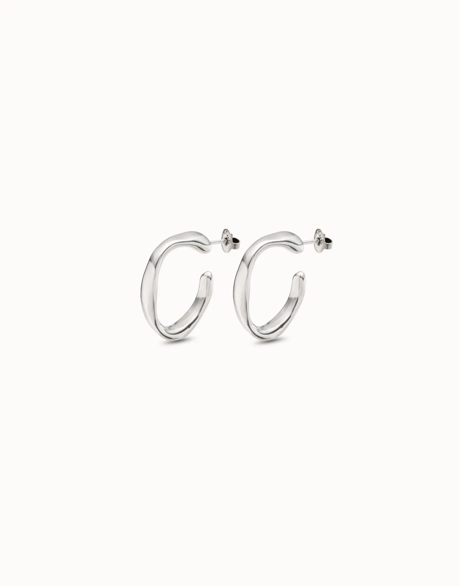 Open hoop earrings