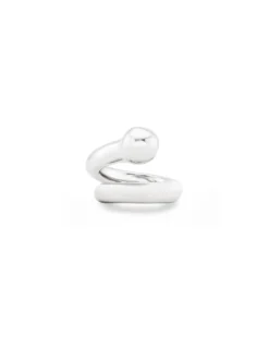 Open organic‑design ring