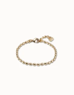 Oval link chain charm bracelet