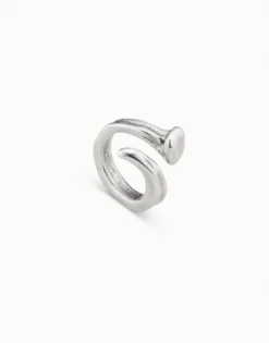Ring with three organic shapes
