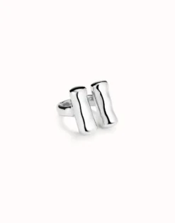 Ring with two vertical tubes
