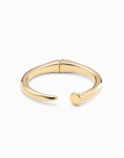 Sculptural‑style bangle bracelet