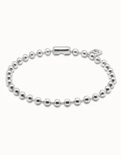 Short beaded necklace with padlock