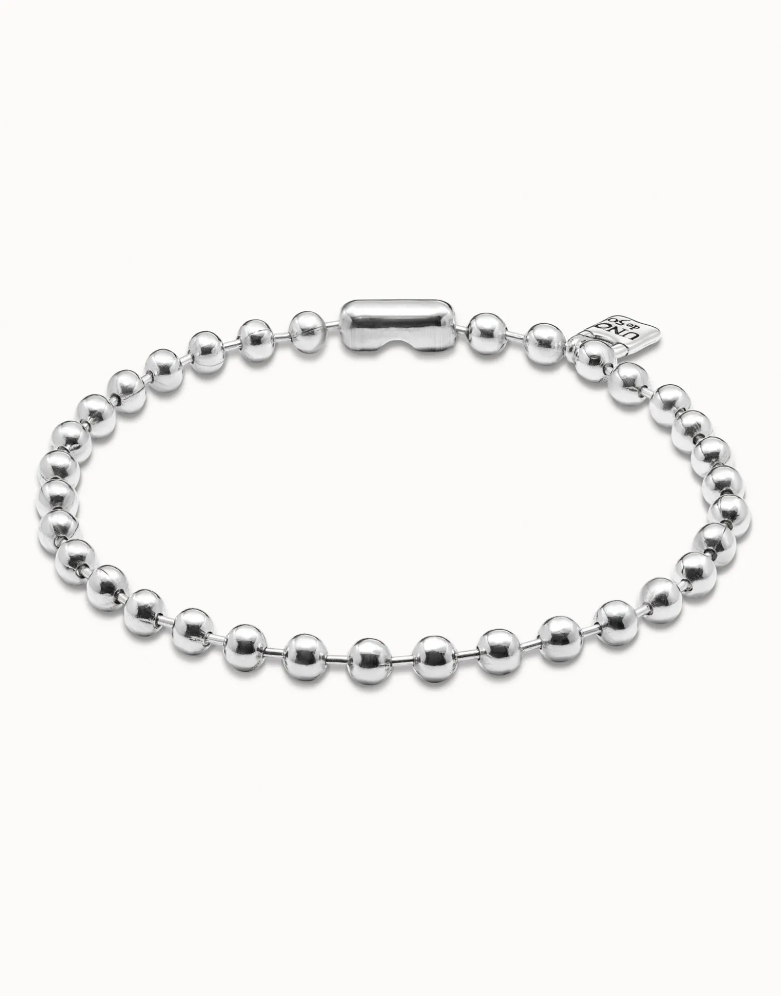 Short beaded necklace with padlock