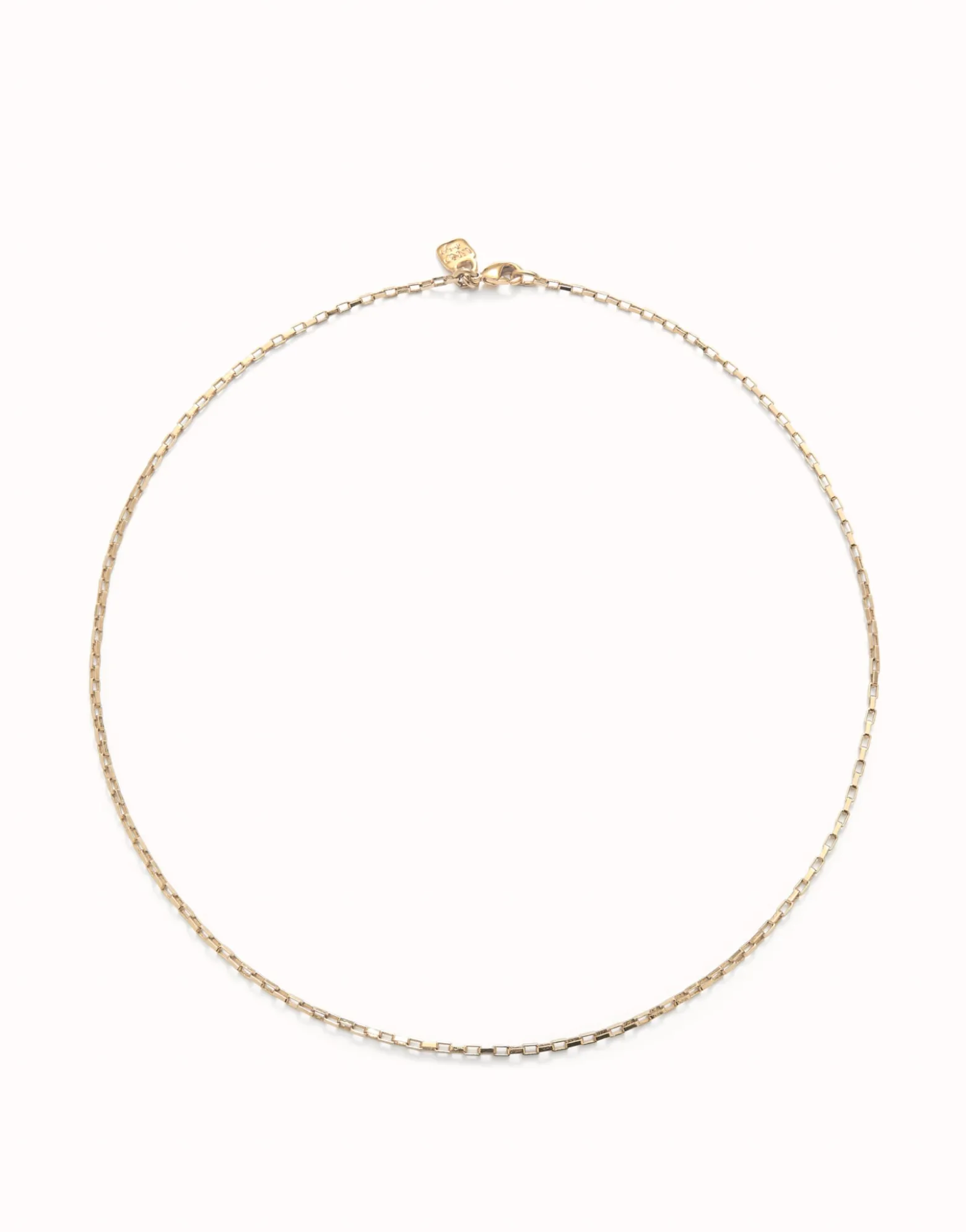 Short link chain charm necklace