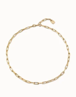 Short link chain charm necklace