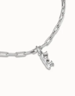 Short link chain charm necklace