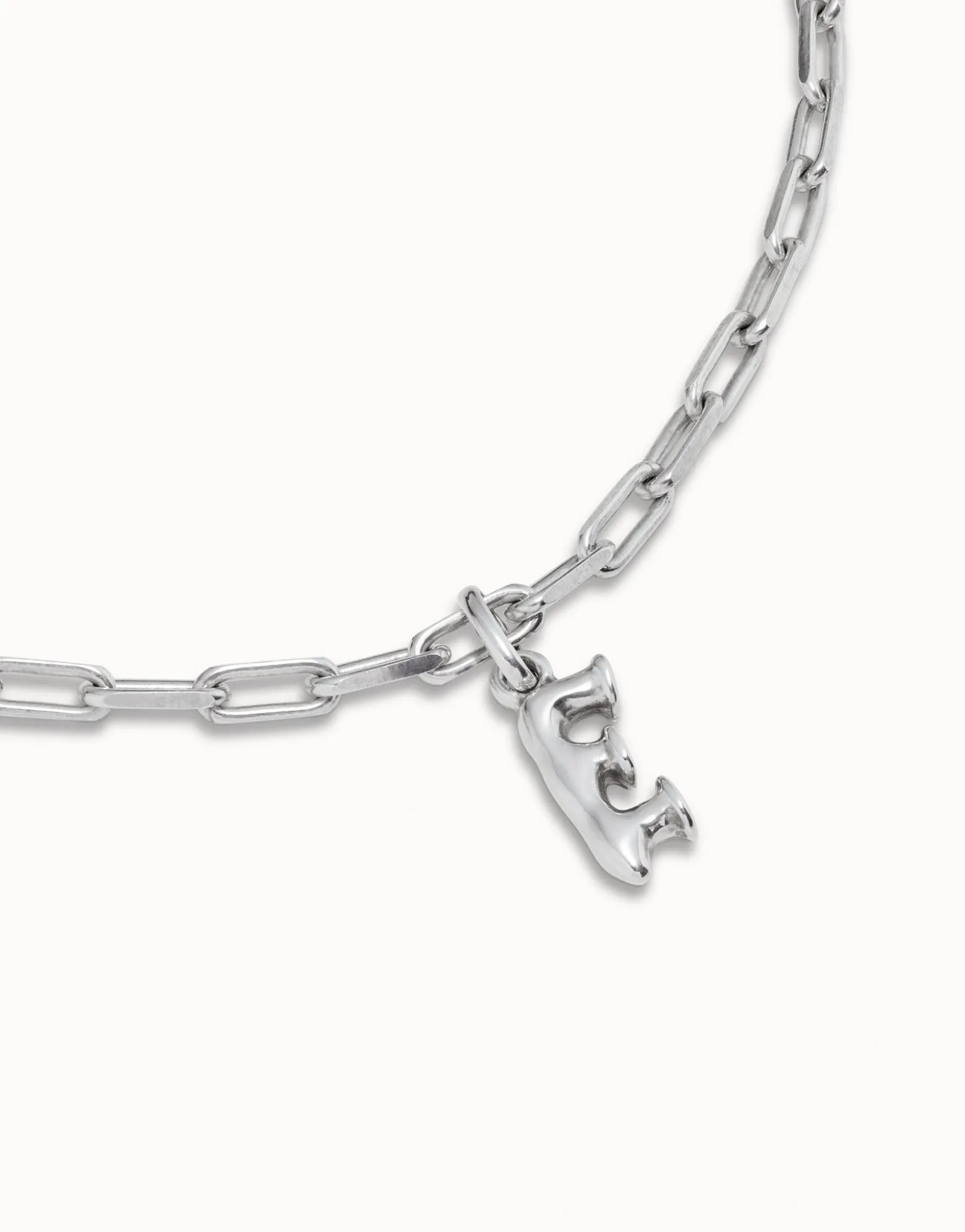 Short link chain charm necklace