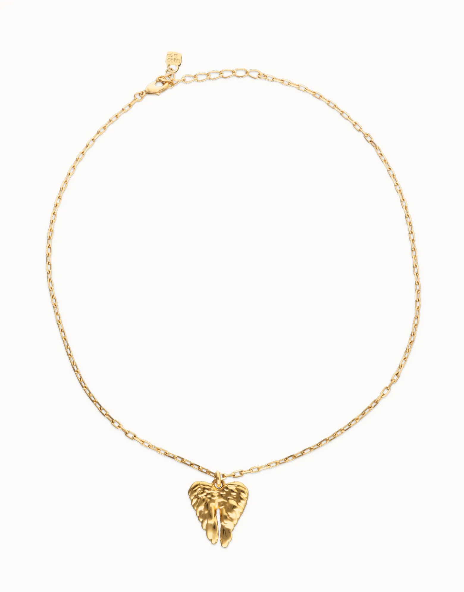 Short necklace with wing detail