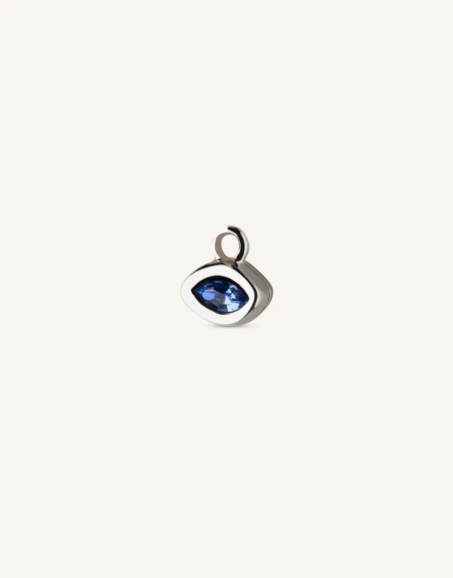 Single Hoop Charm With A Cristal