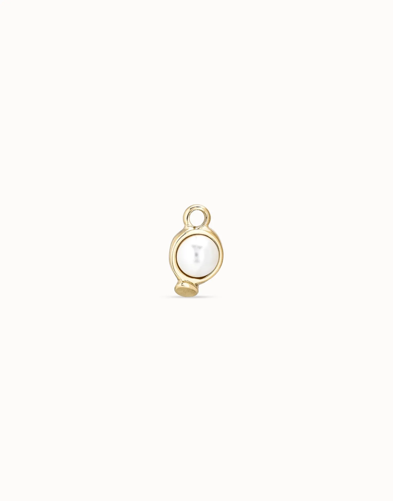Single Hoop Charm With A Cristal