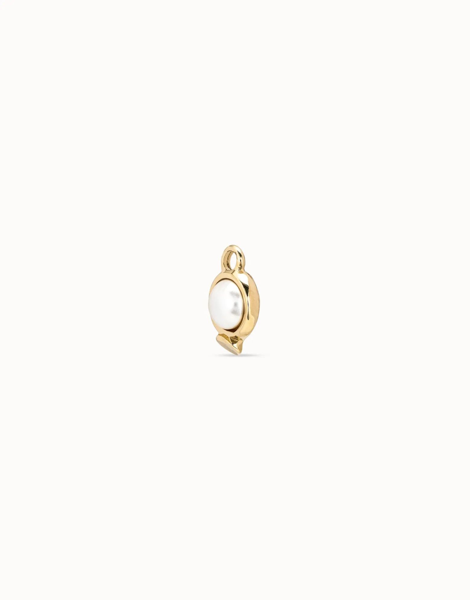 Single Hoop Charm With A Cristal