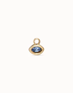 Single Hoop Charm With A Crystal