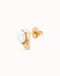 Single Stud Earring With Pearl