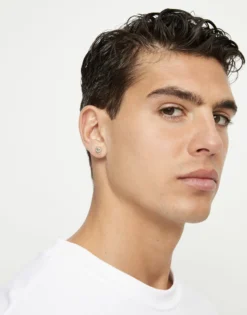 Skull single stud earring