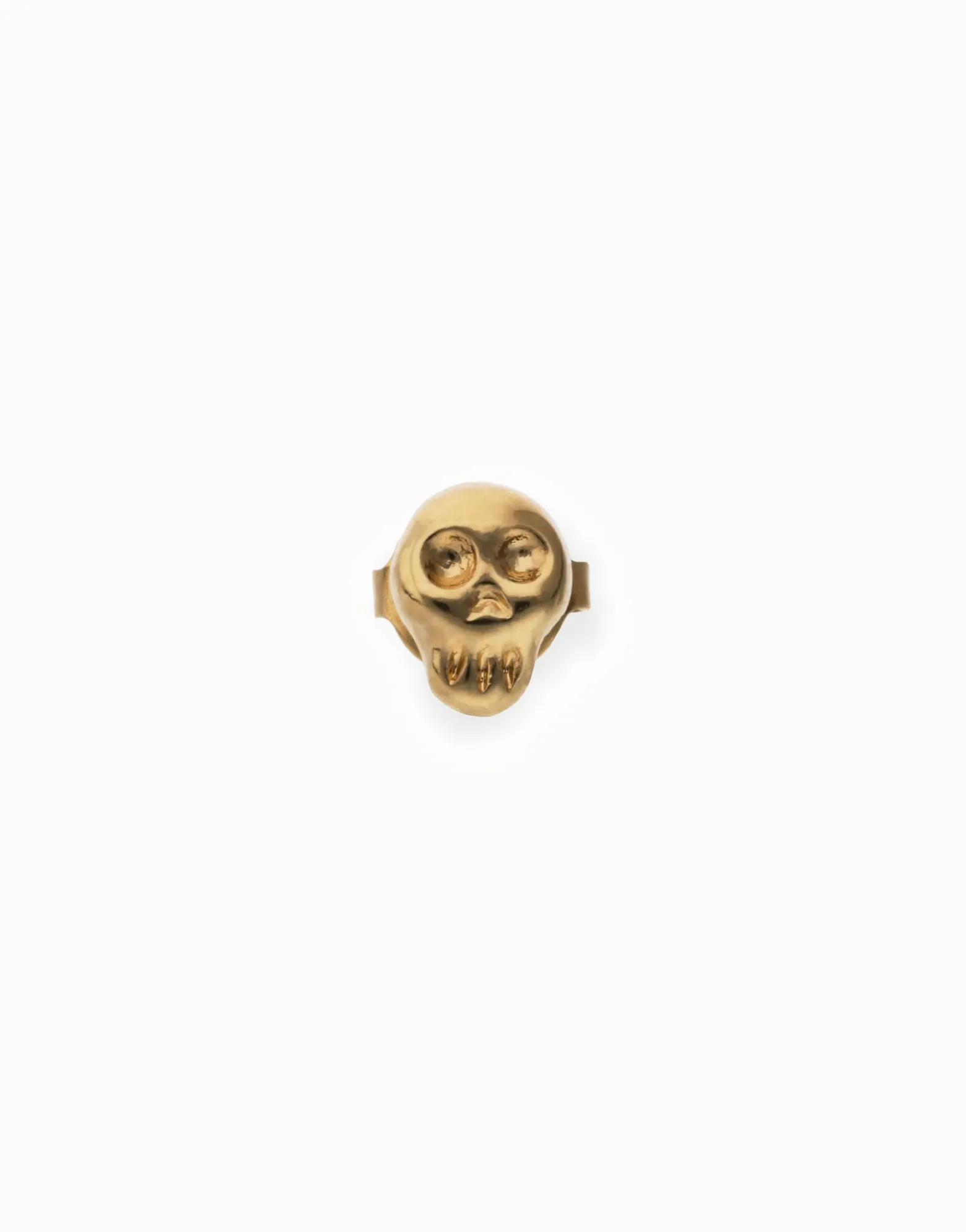 Skull single stud earring