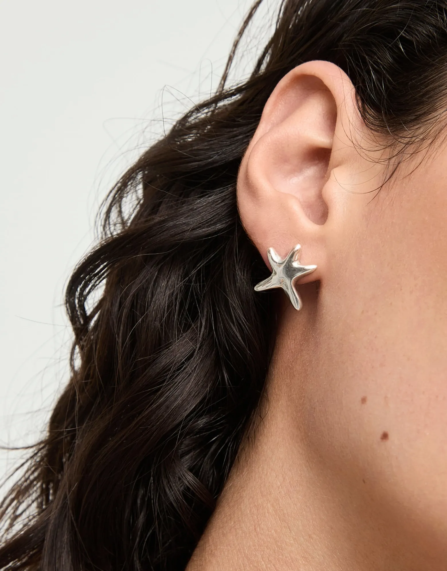 Small starfish earrings