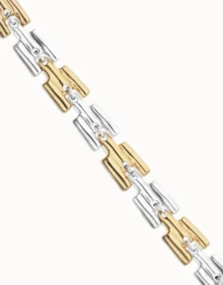 Square links chain bracelet