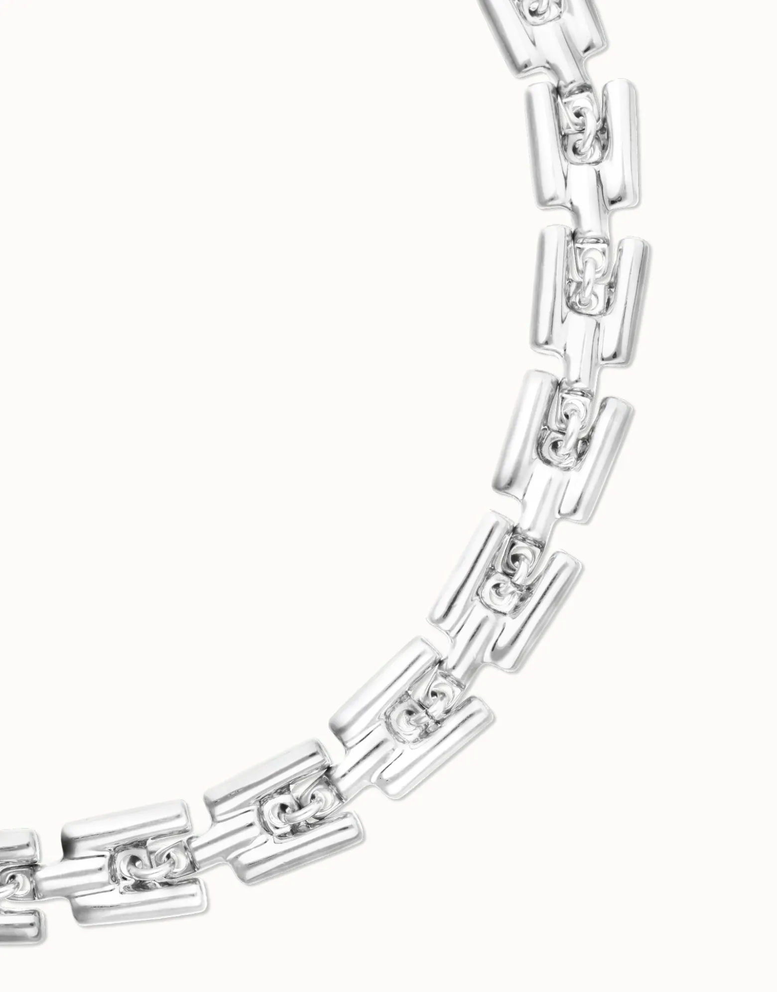 Square links chain bracelet