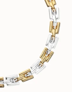 Square links chain bracelet