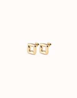 Square stud earrings