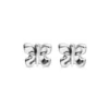 Stud earrings with a butterfly shape