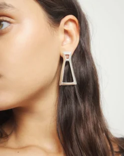 Triangular earrings